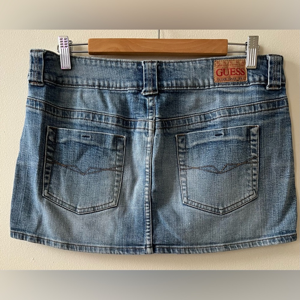 Guess Light Blue Denim Mini Skirt - Picture 2 of 7